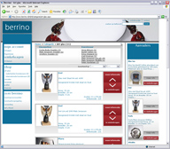 screenshot Berrino webshop