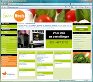 screenshot Greenmeals webshop