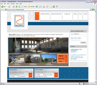 screenshot Redres website