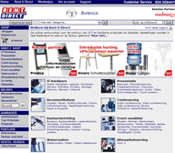 screenshot Rent it Direct webshop
