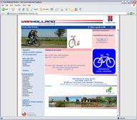 screenshot Vanholland fietsen webshop