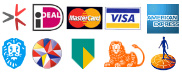 iDeal logo en creditcards